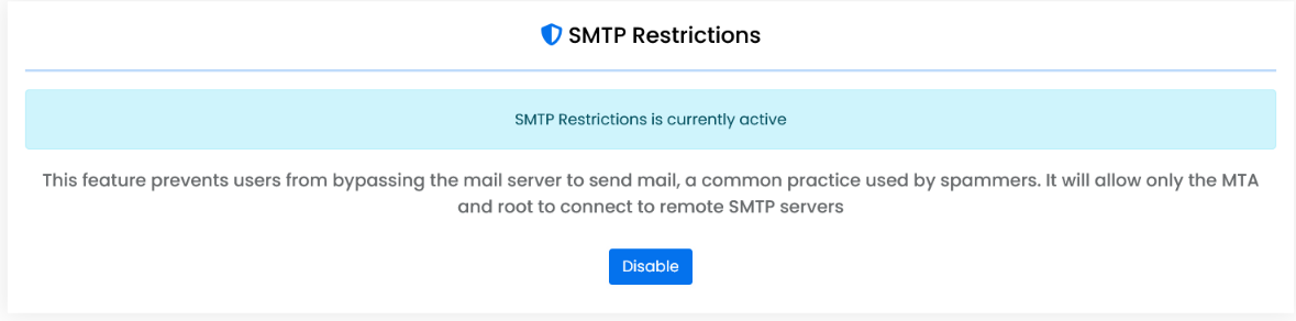smtp-restrictions